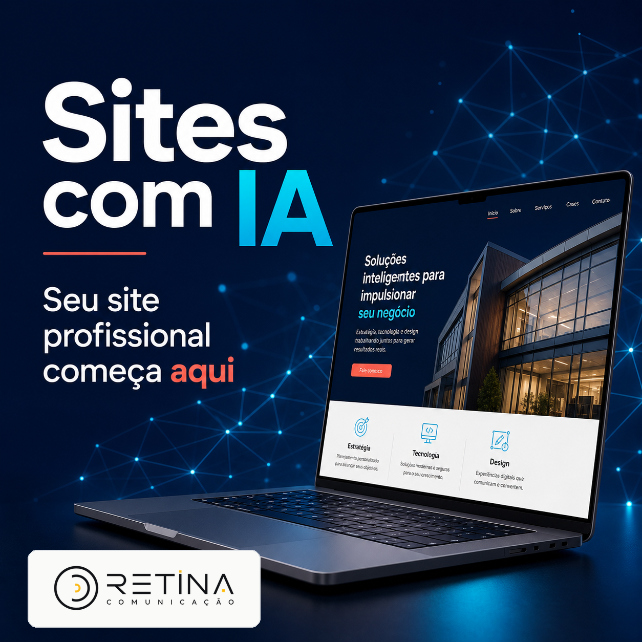 Criativo: Seu site profissional começa aqui